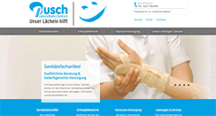 Desktop Screenshot of busch-gesundheitszentrum.de