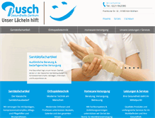Tablet Screenshot of busch-gesundheitszentrum.de